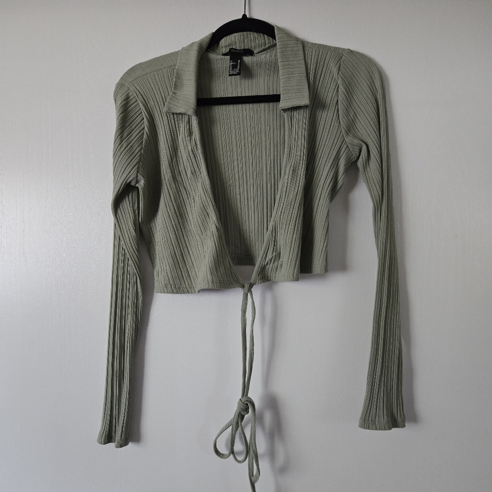 Forever21 Wrap Around Top Cropped Top